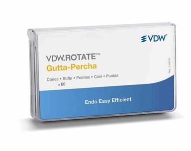 VDW Draaibaar Gutta-Percha ISO 25/.04 (60 stuks)