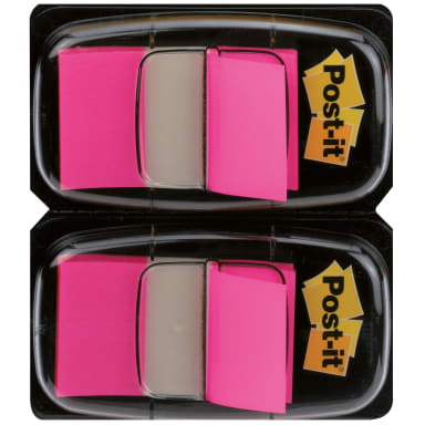 Post-it index tabs Index 50 sheets 2 pieces pink