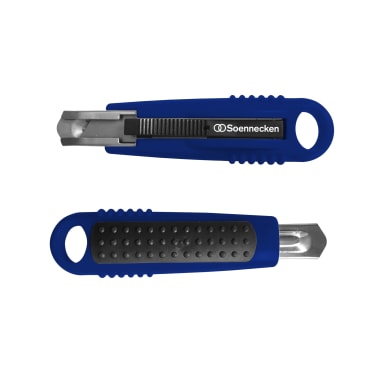 Soennecken safety cutter 18 mm 2 replacement blades blue