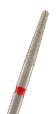 Diamant konisch rund Körnung: Rot (fein, 1 Packung á 5 Stück)