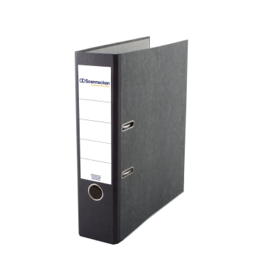 Soennecken ring binder A4 80 mm board black
