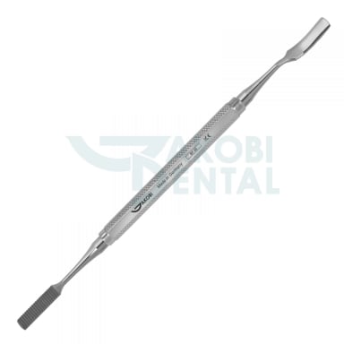 Bone file Miller BF 45, stainless steel, handle # 3 