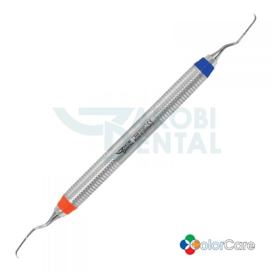 Gracey Curette 11/14, MINI, ColorCare handle # 7,Colour: orange/blue stainless steel