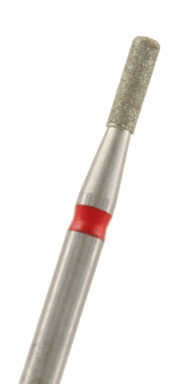 Diamant Zylinder Kante rund Körnung: Rot (fein, 1 Packung á 5 Stück)