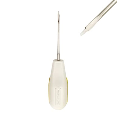 Luxator Root Elevator, With Plastic Handle, Dark Yellow