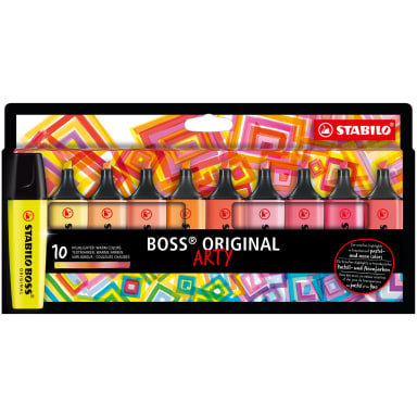 Stabilo highlighter BOSS ORIGINAL warm colours assorted 10 pieces