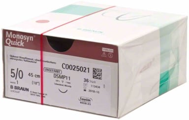 B. Braun Monosyn® Quick - 0,45m 5/0 DSMP11