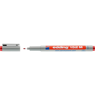 edding OHP marker 152 M non-permanent red