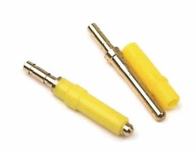 Klasse 4 Dental Stapspeld met Plastic Huls Geel (1000 stuks)