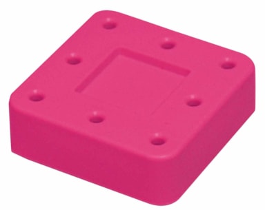 ZIRC Dental Products Bur Block 8-gaats Neonroze Magnetisch