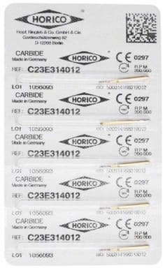 HORICO Hardmetalen Boor C 23E 012 FG (5 stuks)