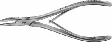 Hohlmeisselzange 2,7/145mm gebogen