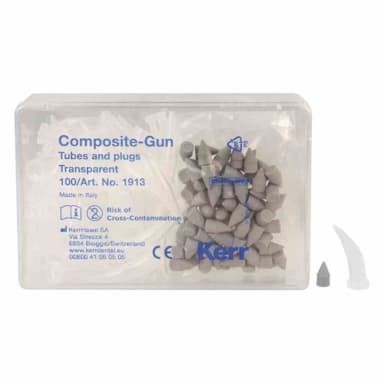 Kerr Composite-Gun Tips +Kolben Transparent