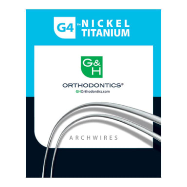 G4™ Nickel-Titanium bogen Bioform III tandkleurig 10/PK, .019 x .025, bovenkaak