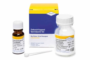 SPEIKO Zinkoxid-Eugenol Spezialpaste Set, 40g + 10ml Fast-setting