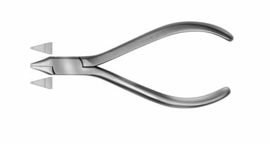 Klammerbiegezange 130mm m. Rille