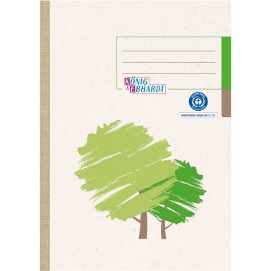 König+Ebhardt notebook A5 squared 96 sheets white