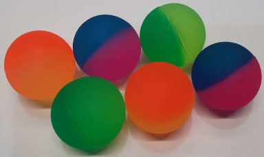 MirusMix Neon Stuiterballen 43mm (50 stuks)