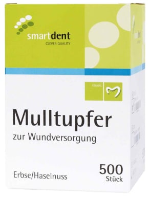 Smartdent Mulltupfer Erbse