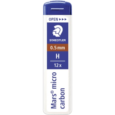 Staedtler lead refill Mars micro carbon H 0.5 mm 12 pieces