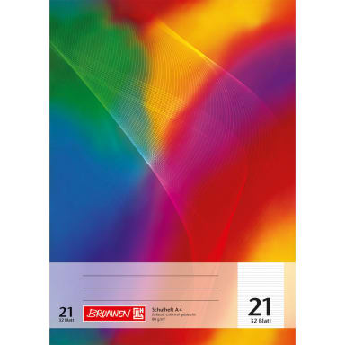 Brunnen exercise book A4 ruling Lin 21 32 sheets ruled