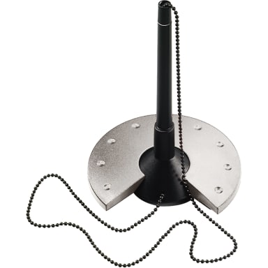 helit pen stand 10x15.5x10 cm chain black/silver