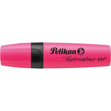 Pelikan highlighter 490 1.2-5 mm chisel tip pink