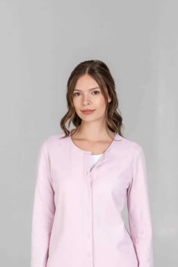 Van Laack 2in1 Shirt Longsleeve Cotton Candy/white XS