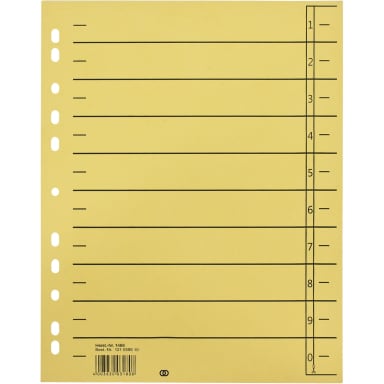 Soennecken oeco divider sheet A4 230 g cardboard 100 pieces yellow