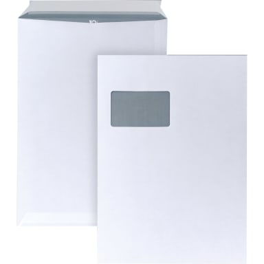 Posthorn mailing bag C4 90 g with window peel & seal 250 pieces white