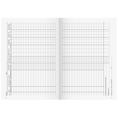 Brunnen logbook A5 16 sheets assorted
