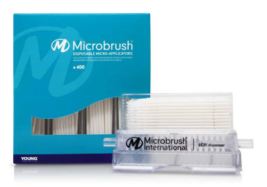 Microbrush® Applikatoren Plus Kit White, Super Fine