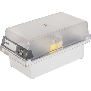 HAN index card box A7 max. 800 cards PS light grey