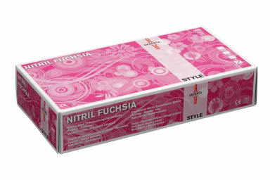 Akzenta Stijl Nitril Handschoenen M Fuchsia (100 stuks)