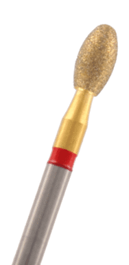 ZD-Diamant Eiform Körnung: Rot (fein, 1 Packung á 5 Stück)