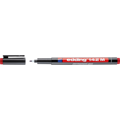 edding Folienschreiber 142 M 1 mm permanent rot