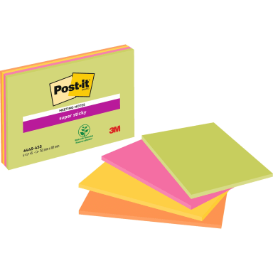 Post-it sticky notes Super Sticky Meeting Note 152x101 mm