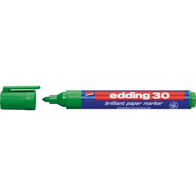 edding pigment marker 30 1.5-3 mm bullet tip green