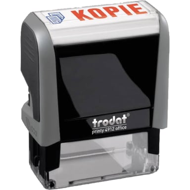 trodat text stamp Printy 4912 KOPIE 47x10 mm blue/red