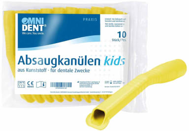 Omnident Suction Tips Kids Yellow