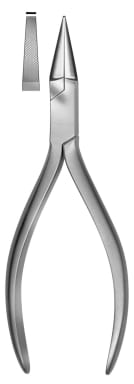 Flat nose pliers 120 mm / 4 3/4", serrated