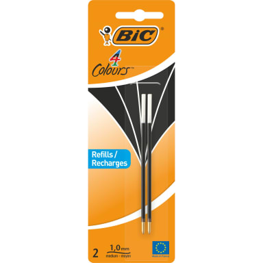 Bic ballpoint refill 4 Colours 0.4 mm 2 pieces black