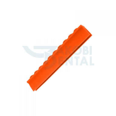 Compress Rail for Cassettes CR10, Capacity: 10 instruments, medical silicone, Colour: orange