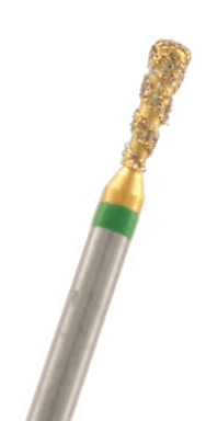 ZD-Spiral-Diamant Birne lang Körnung: Grün (grob, 1 Packung á 5 Stück)