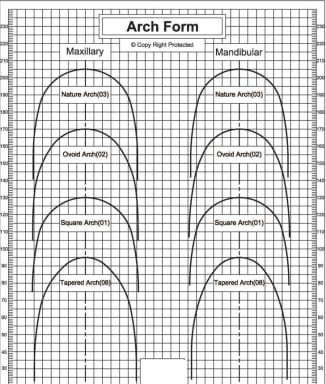 NiTi Super Elastic bogen Ovoid Form 10/PK, .020 x .020, onderkaak