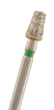 Diamant konisch Kante rund Körnung: Grün (grob, 1 Packung á 5 Stück)