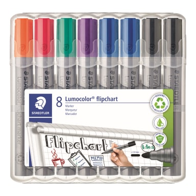 Staedtler flipchart marker Lumocolor assorted 8 pieces