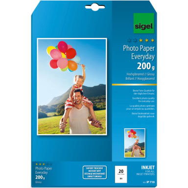 Sigel photo paper Everyday-plus A4 200 g 20 sheets white