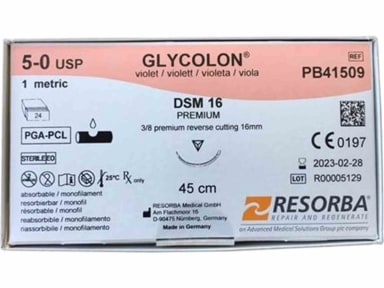 Glycolon violett 4/0 HRT18 2Dtz