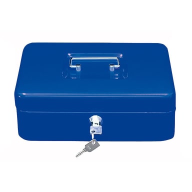 Wedo cash box 25x18x9 cm size 3 blue